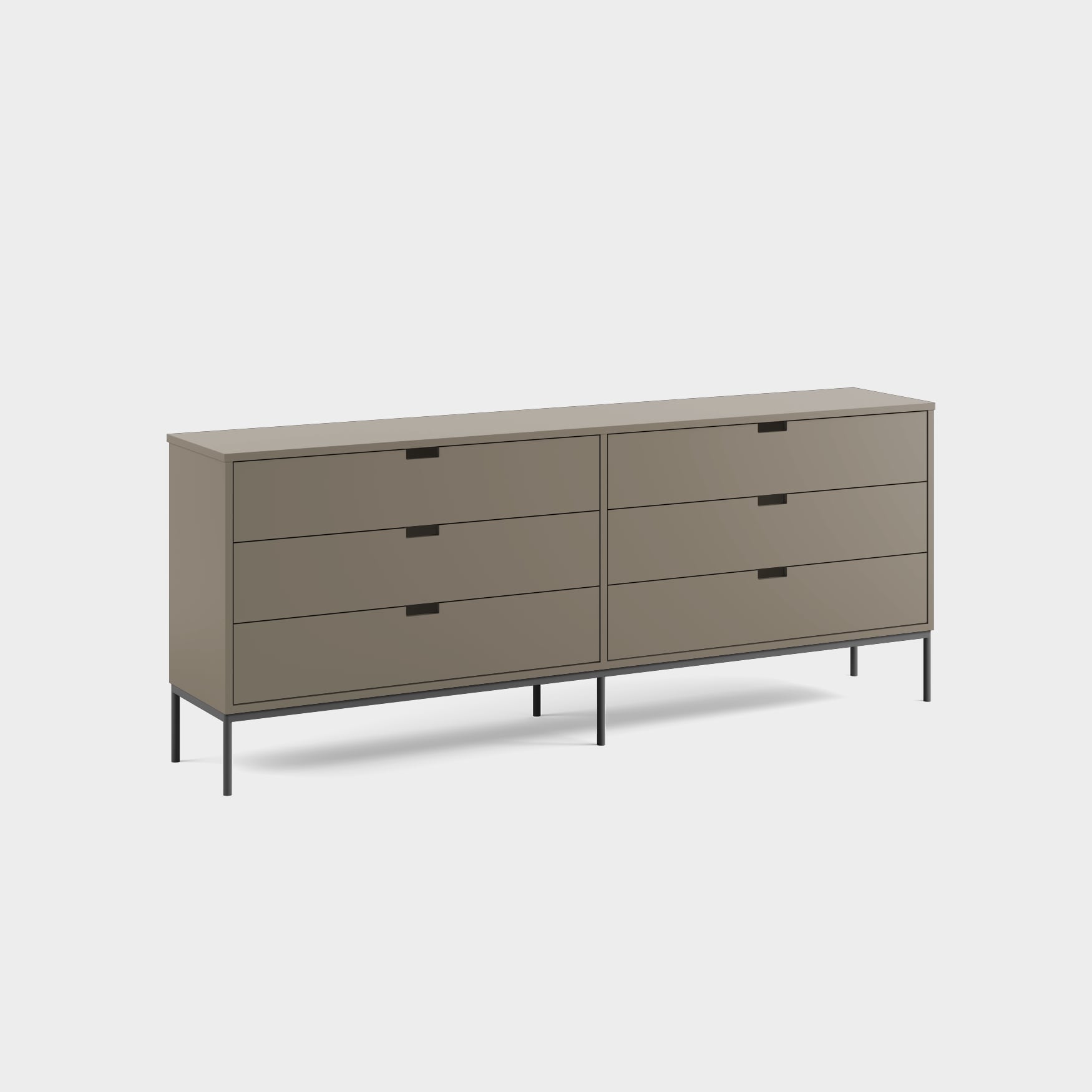 Opal kommode H3/M22 Lakkfarge Greige