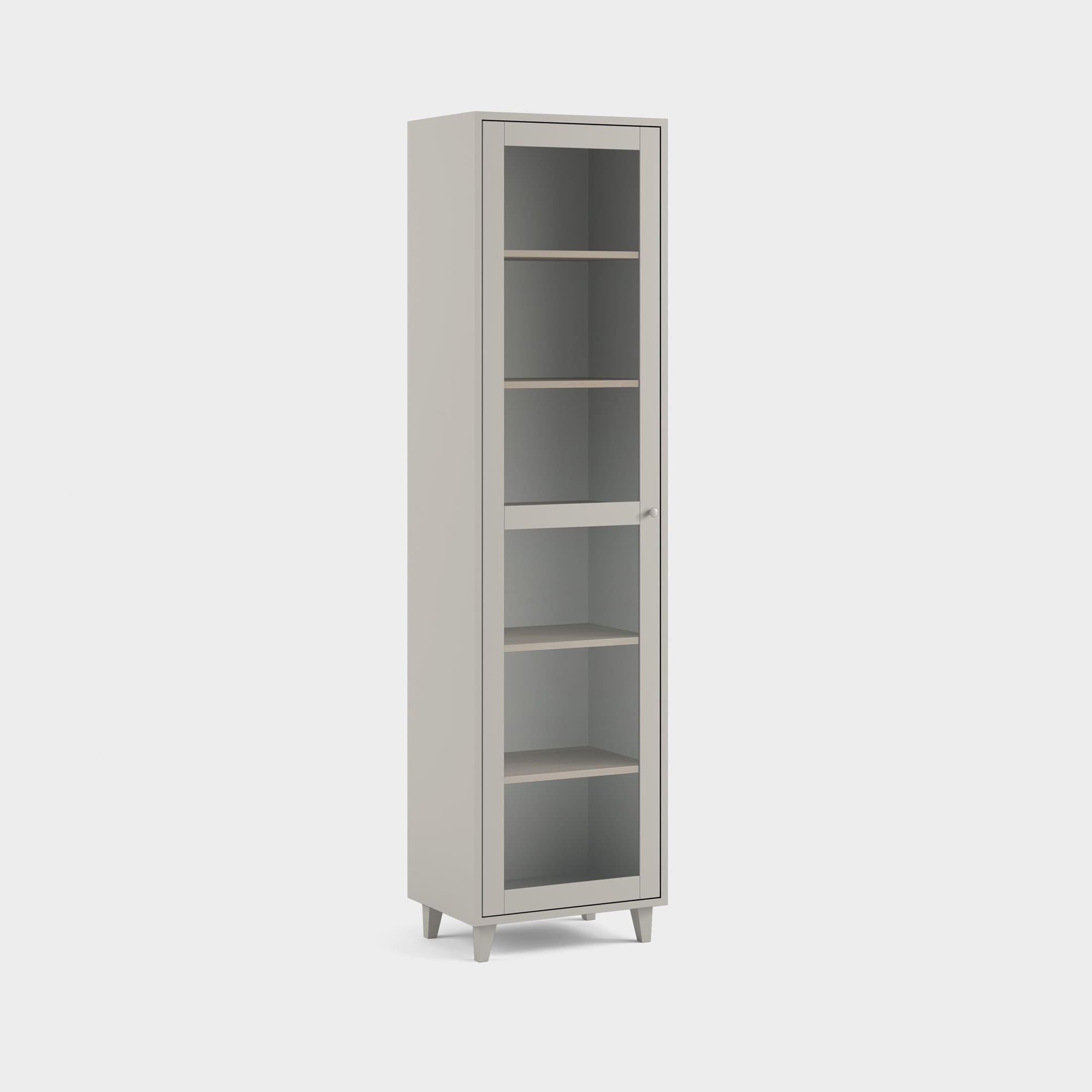 Massiv høyvitrine H10/M1