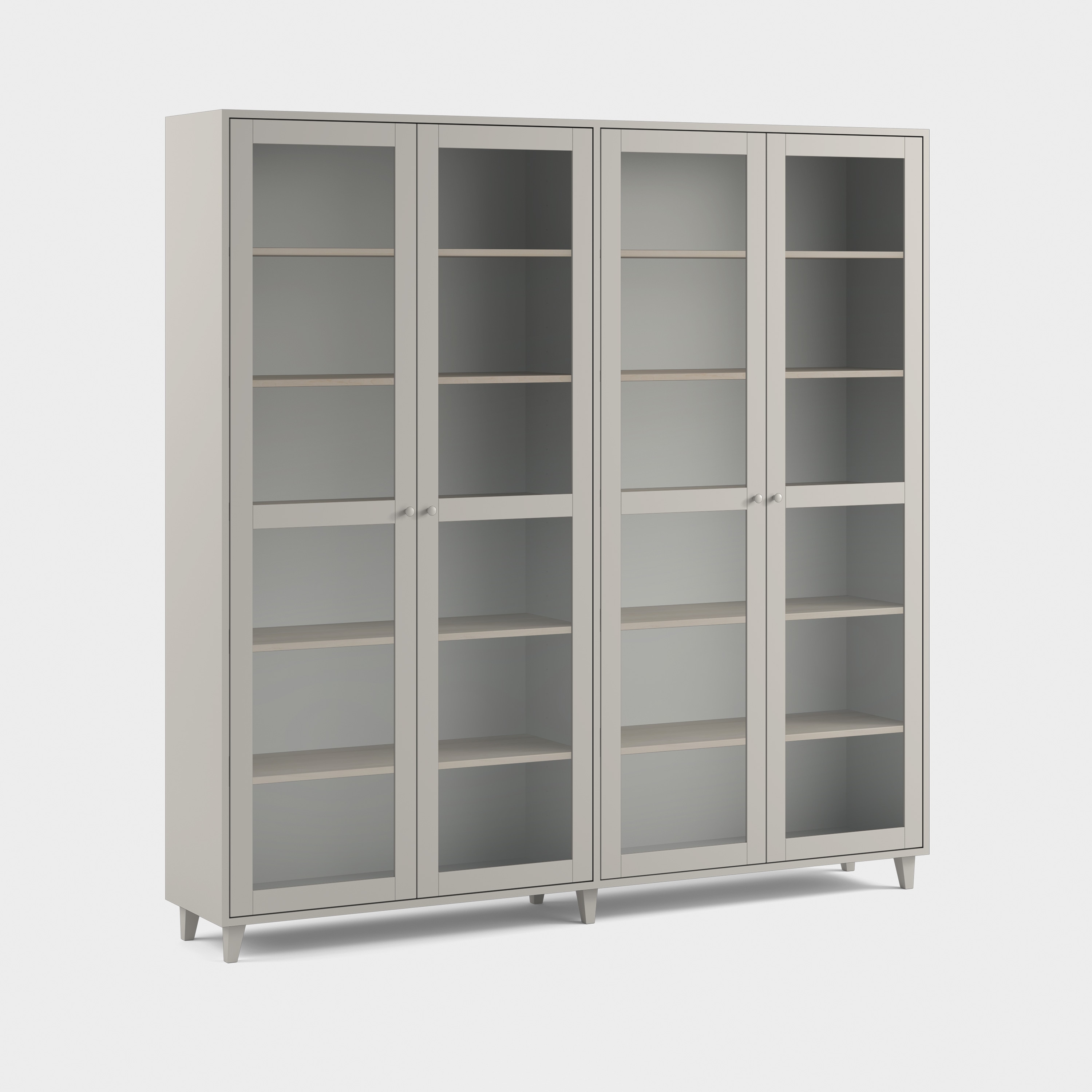 Massiv høyvitrine H10/M22