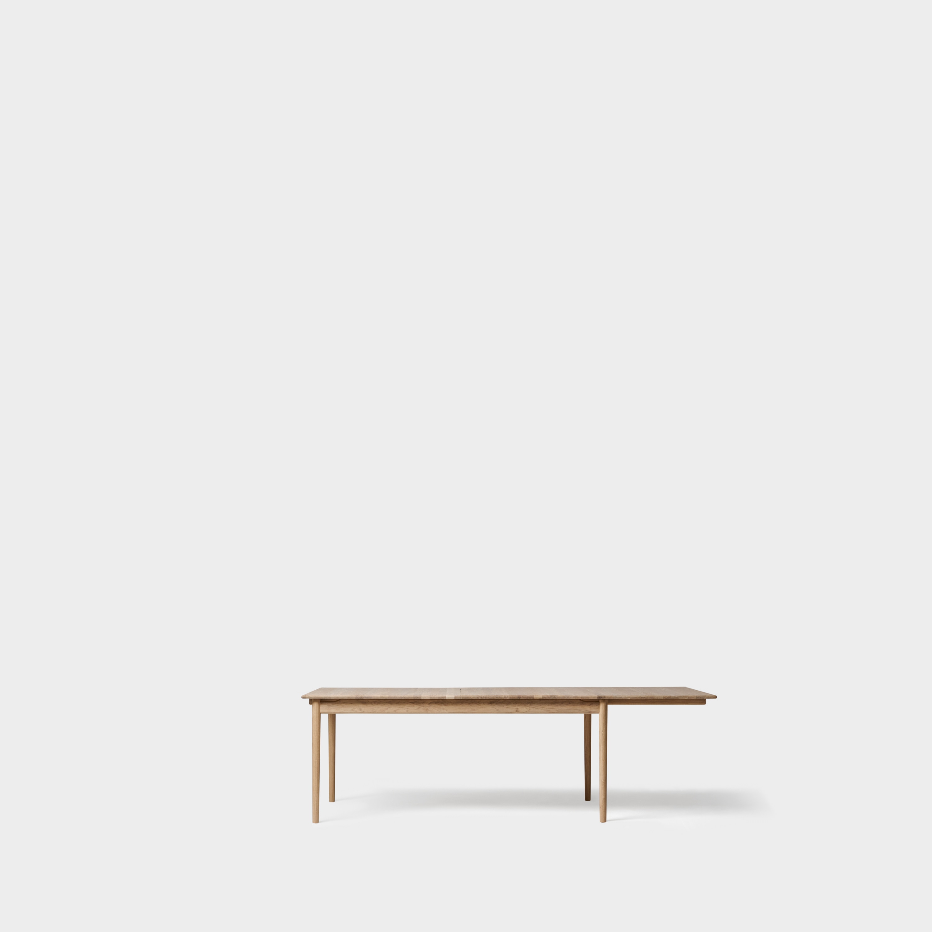 Bord med uttrekk Eik 100x180 cm