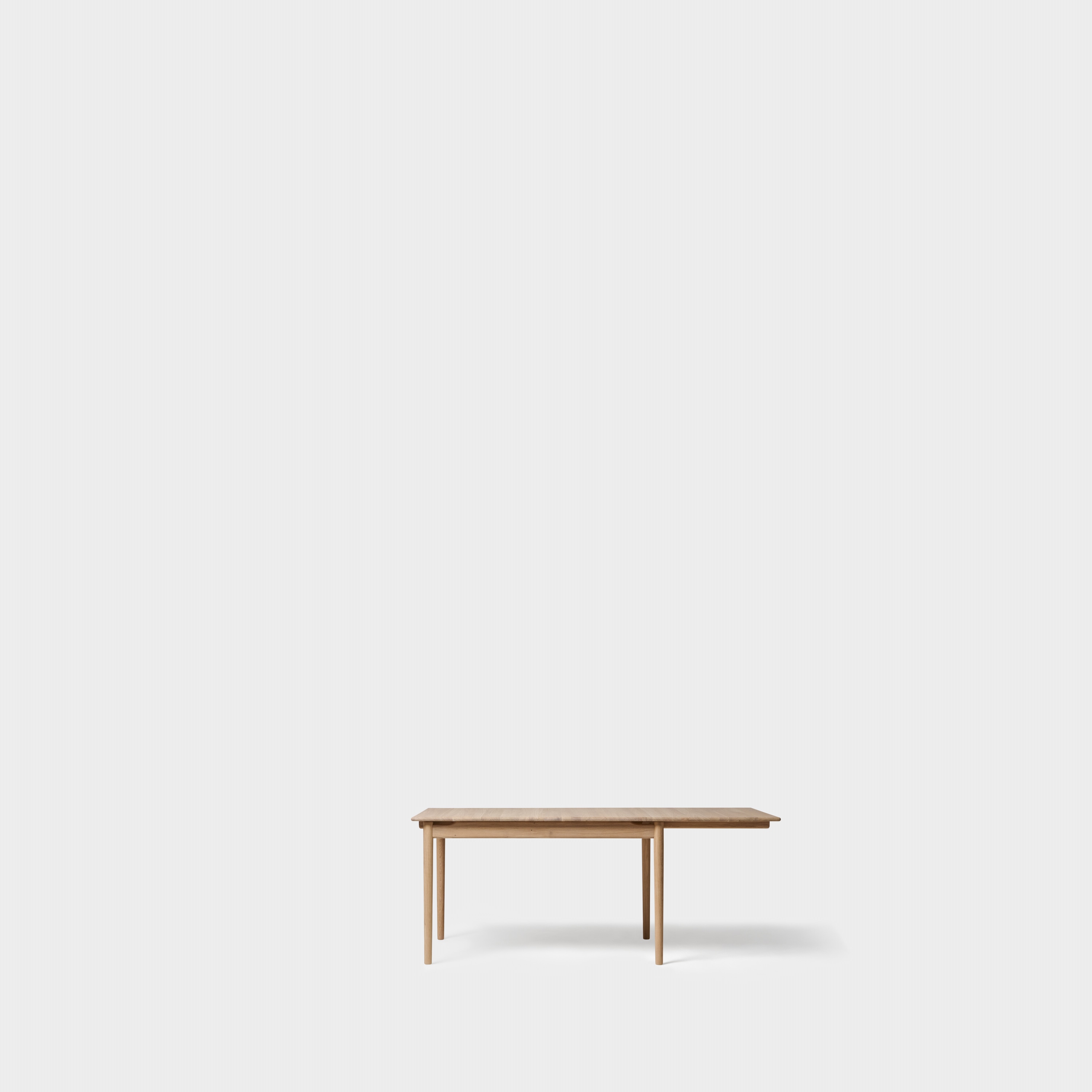 Bord med uttrekk Eik 90x130 cm