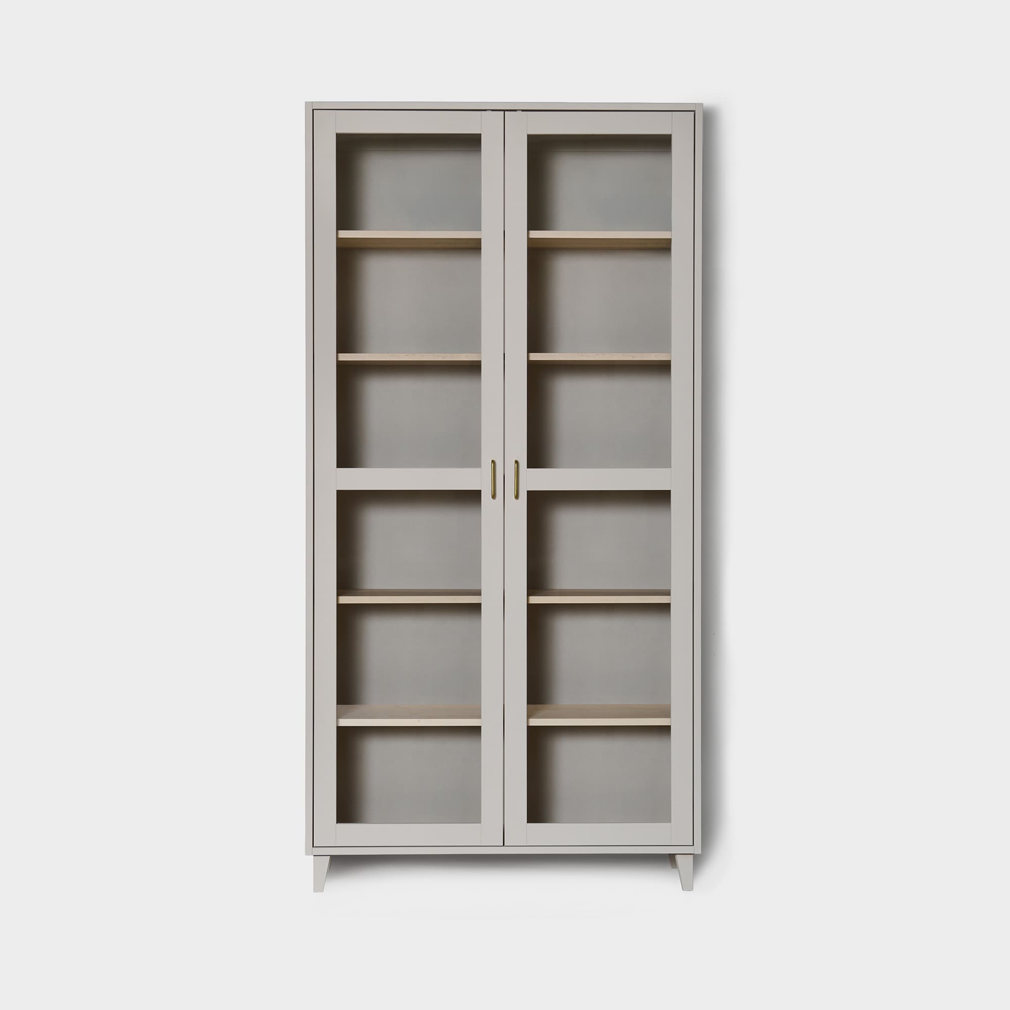 Massiv høyvitrine H10/M2