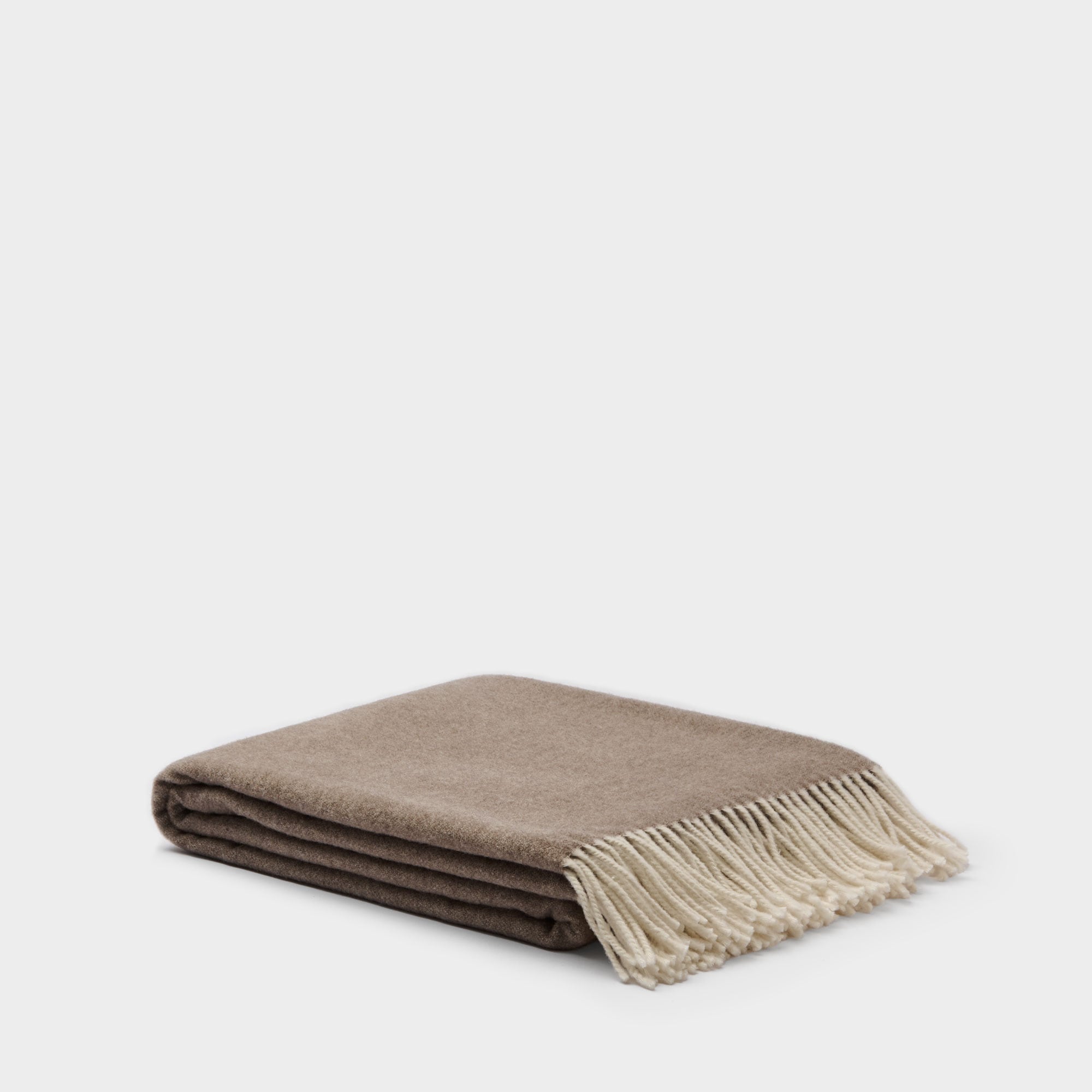 Pledd ull/kasjmir Hazelnut
