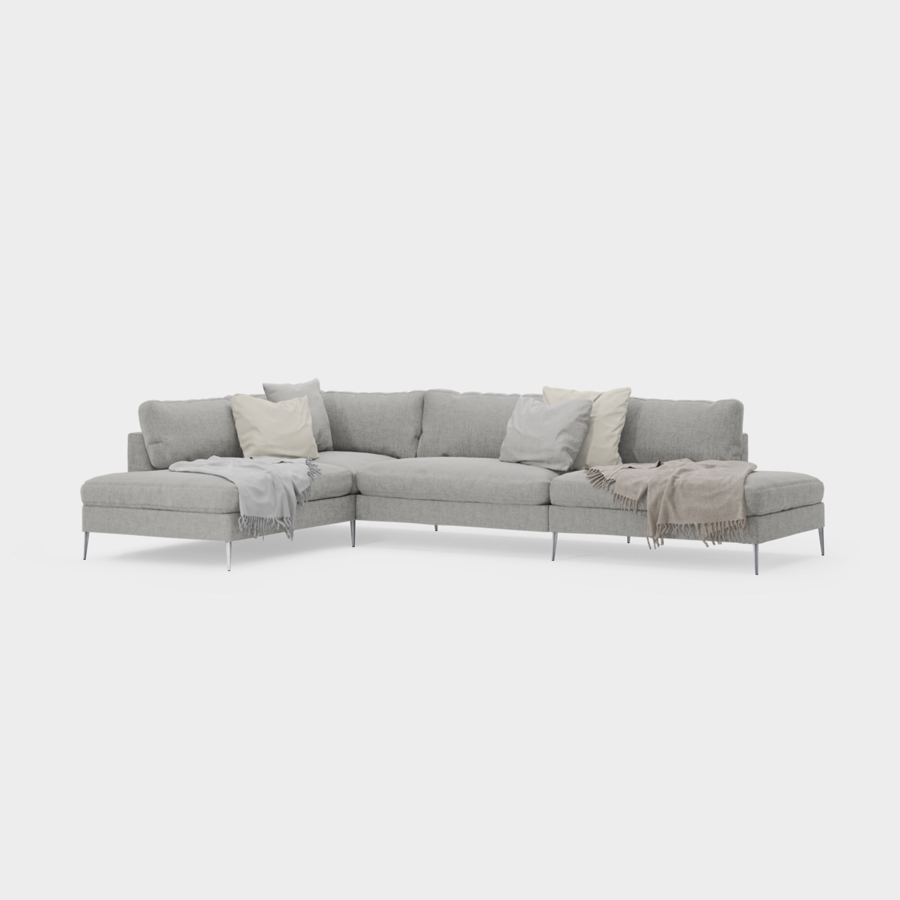 Sofa 100 Divan + 2-seter + open end
